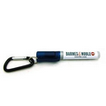 8 Ml Hand Sanitizer Spray w/ Carabiner - Navy Blue